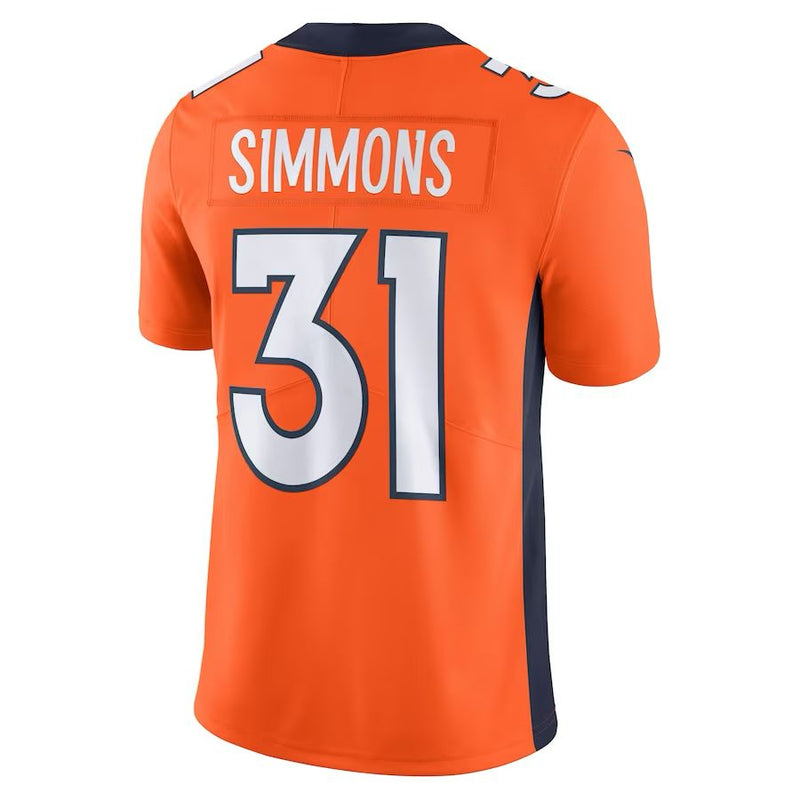 Denver Broncos Justin Simmons – Orange Jersey