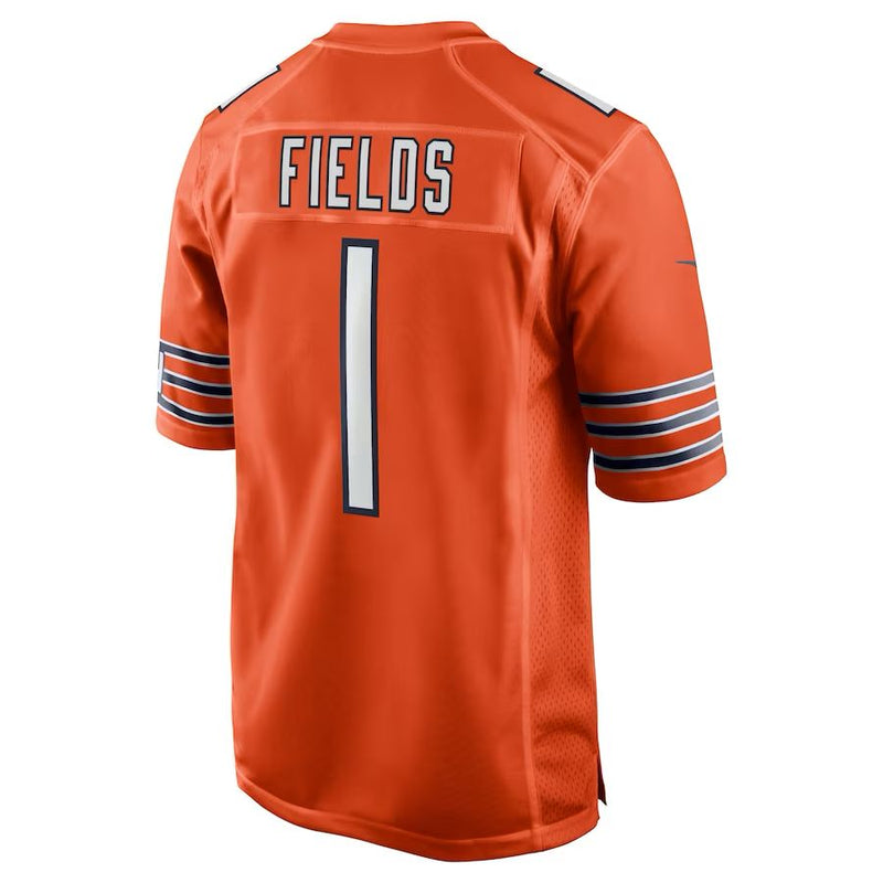 Chicago Bears Justin Fields – Orange Jersey