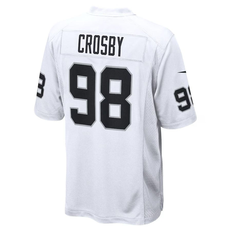 Las Vegas Raiders Maxx Crosby – White Jersey