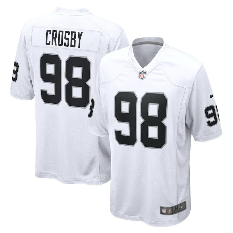 Las Vegas Raiders Maxx Crosby – White Jersey