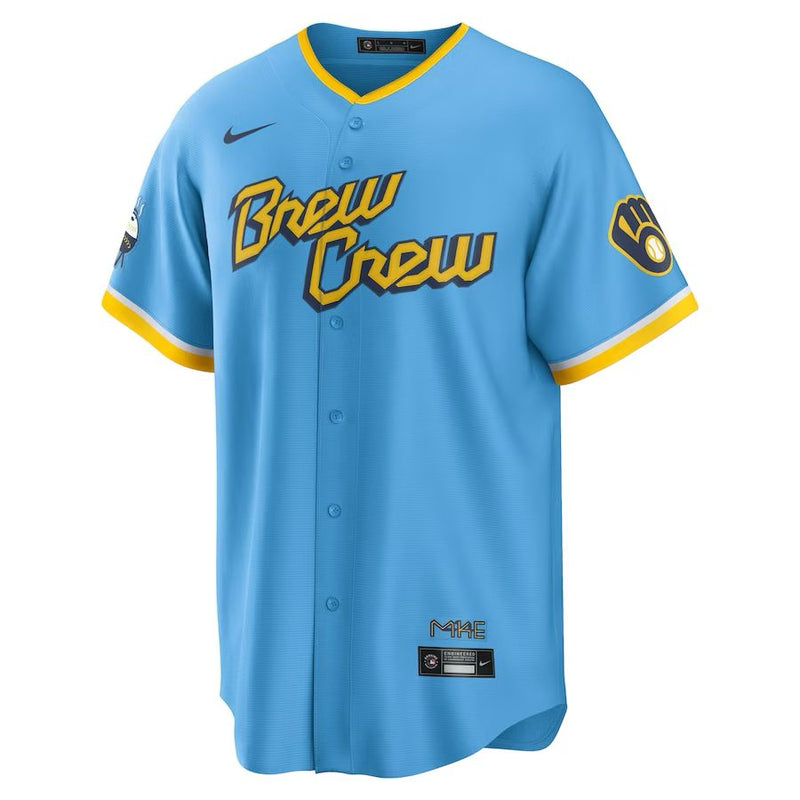 Milwaukee Brewers Christian Yelich – Blue Jersey