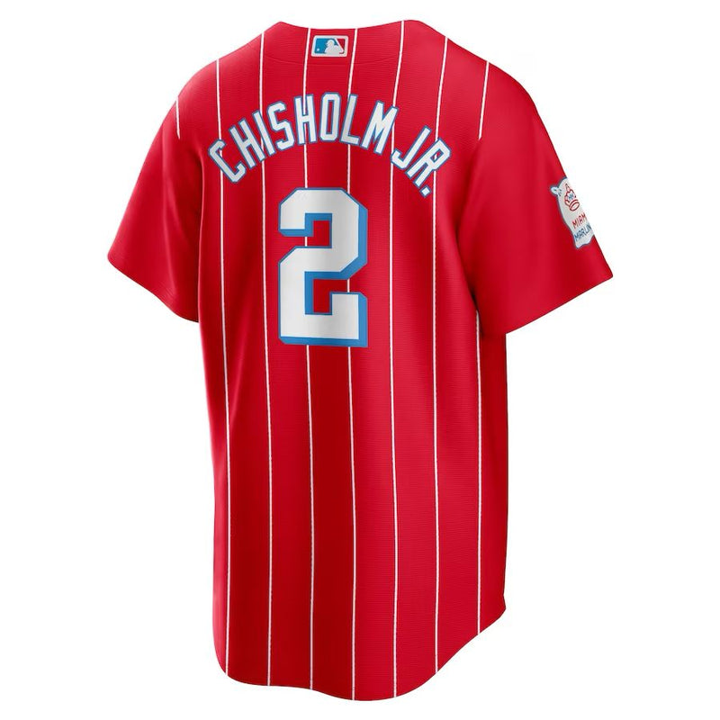 Miami Marlins Jazz Chisholm – Red Jersey