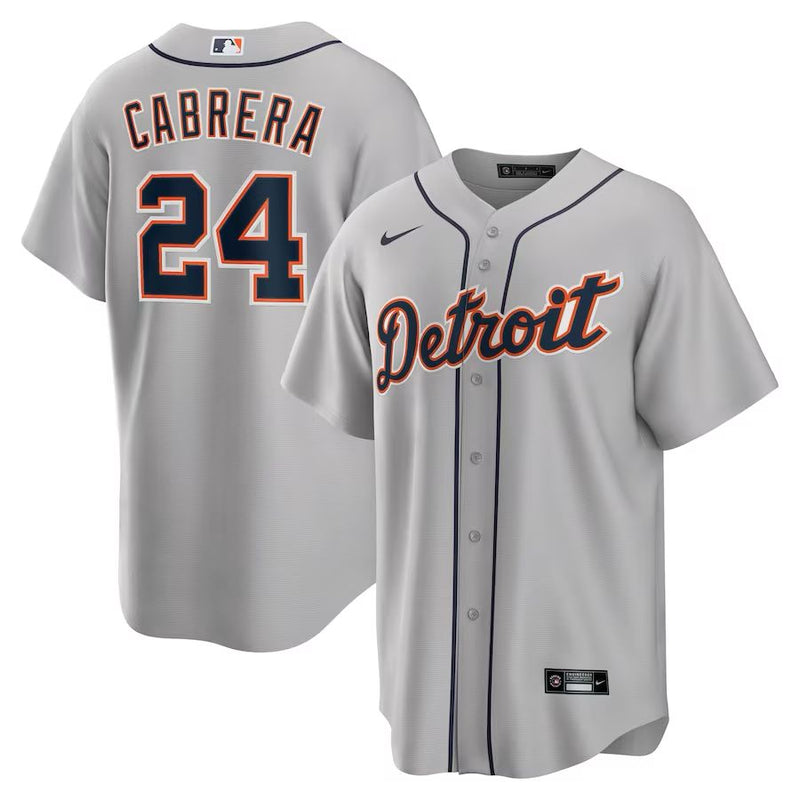 Detroit Tigers Miguel Cabrera – Gray Jersey