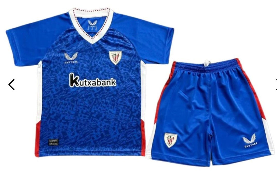 Camiseta y Pantalones para niños Athletic Club Bilbao Segunda Equipación 24/25