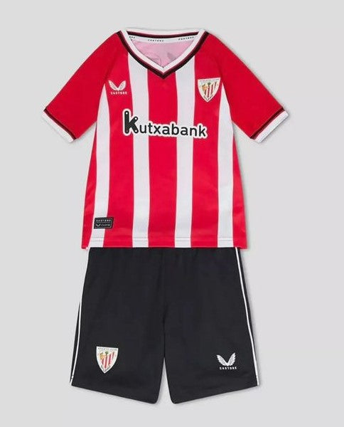 Camiseta y Pantalones para niños Athletic Club Bilbao Primera Equipacion 23/24