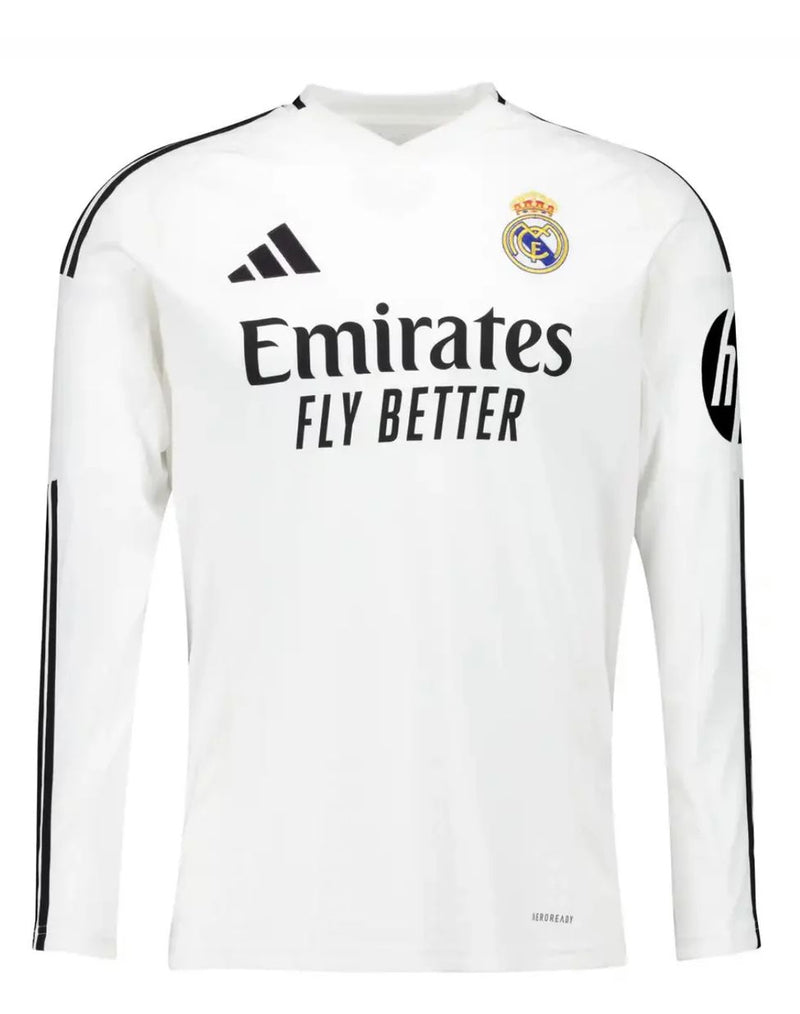 Camiseta Manga Larga Real Madrid 24/25 - Blanco