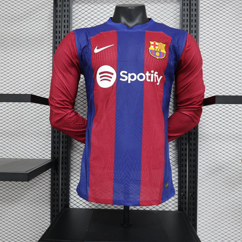 Camiseta Manda Larga Barcelona Primera Equipacion 23/24 - Jugador