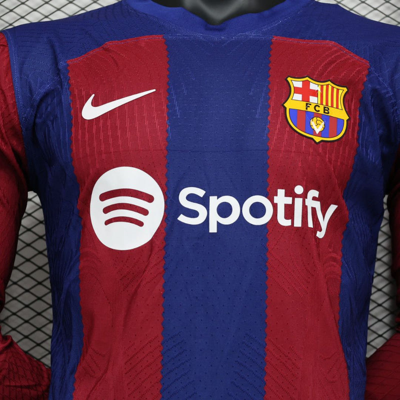 Camiseta Manda Larga Barcelona Primera Equipacion 23/24 - Jugador