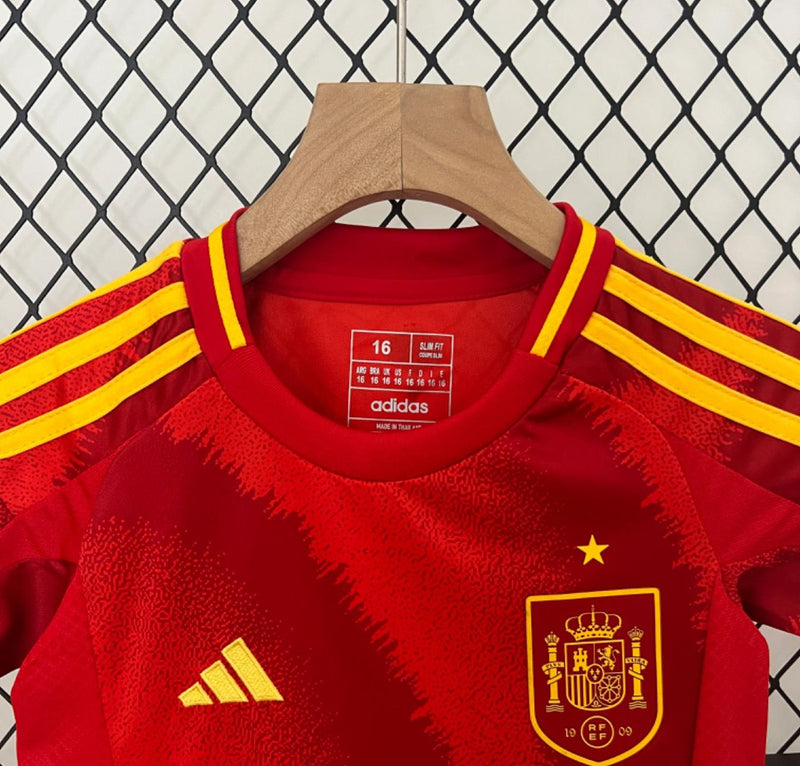 Camiseta y Pantalones para niños España Primera Equipacion 24/25