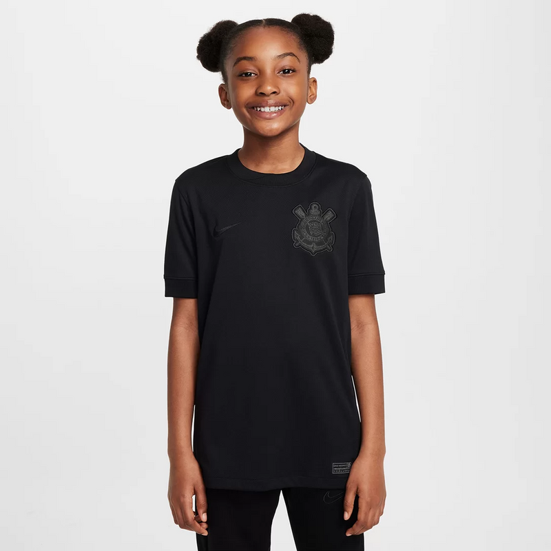 Camiseta Corinthians para Niños 24/25 - Negro