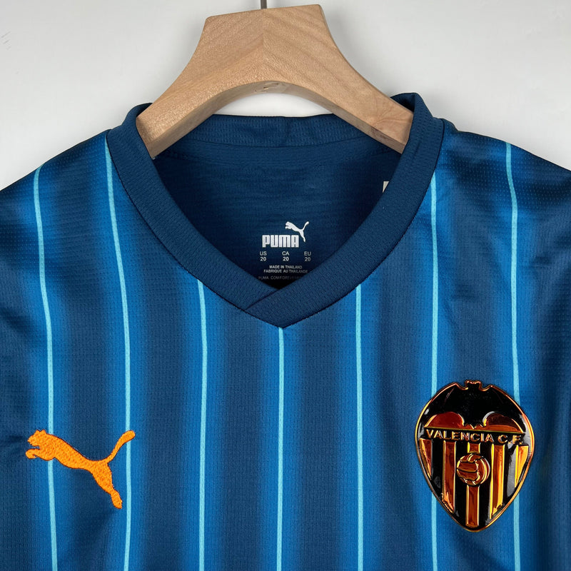 Camiseta y Pantalones para niños Valencia CF Segunda Equipacion 23/24