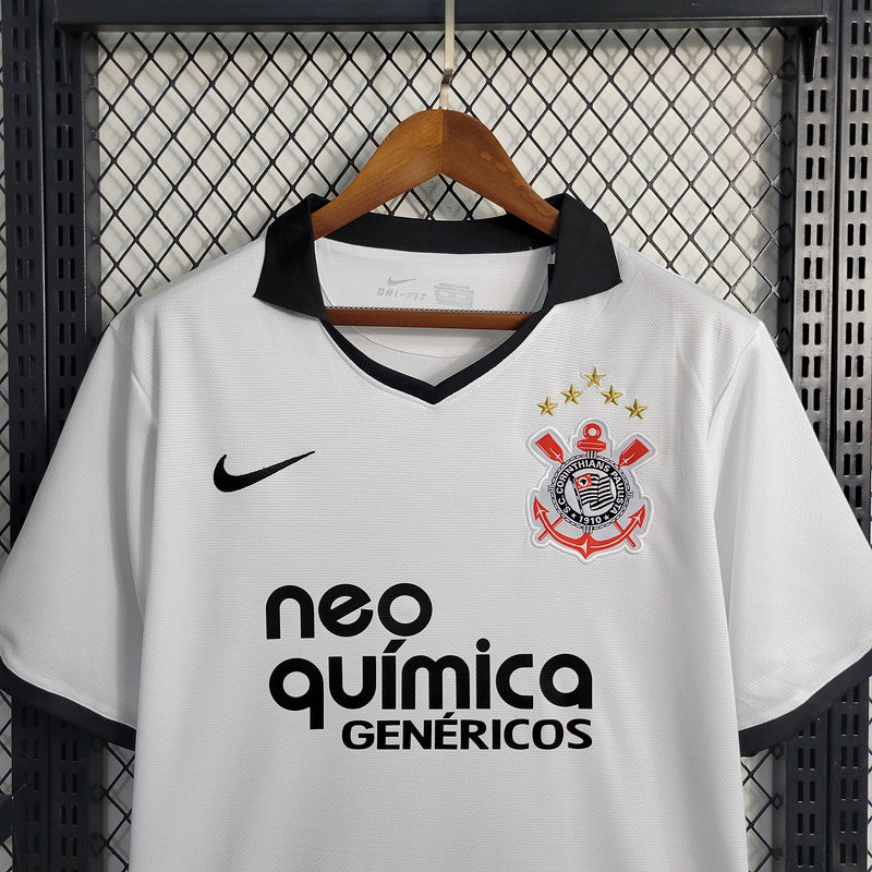 Camiseta Corinthians Retro 2011 - Blanco