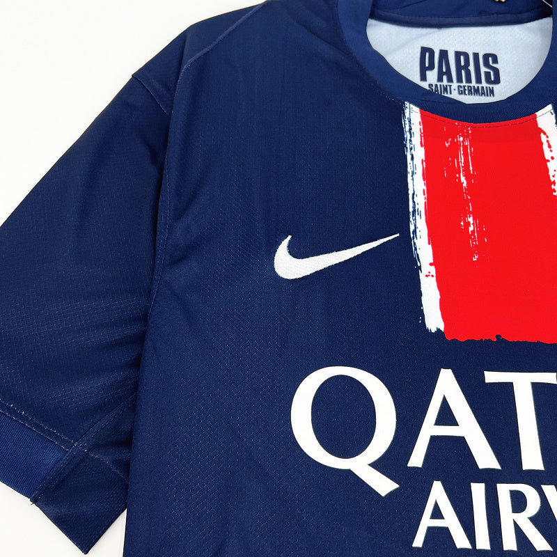 Camiseta PSG Primera Equipacion 24/25 - Azul/Rojo