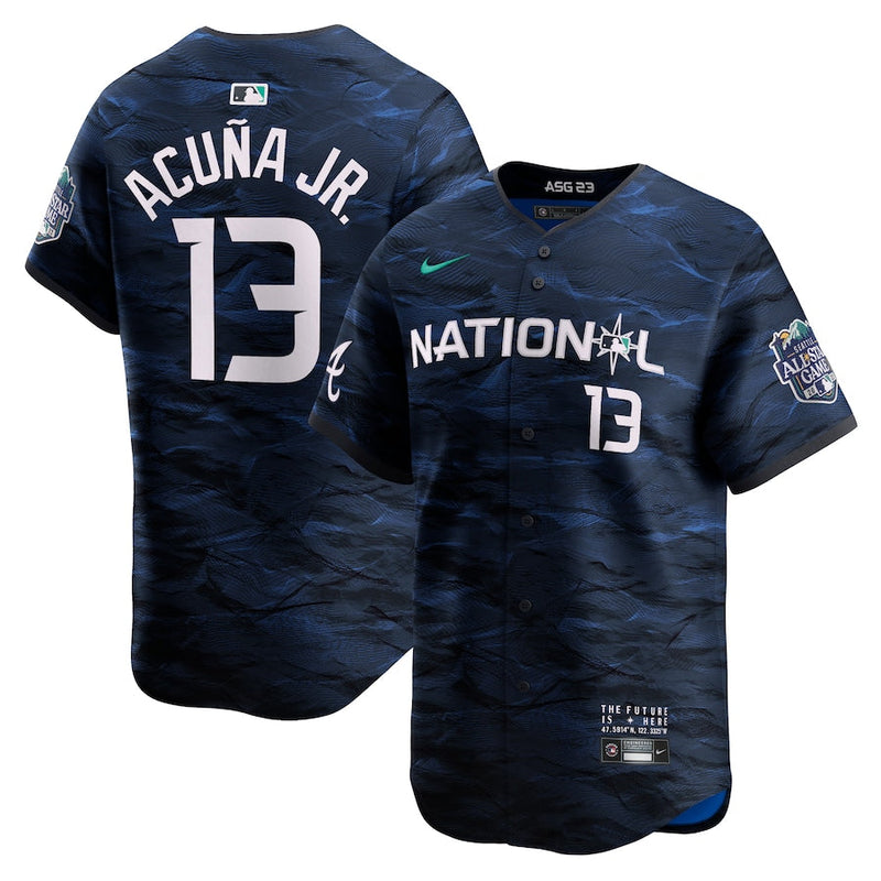 National League All-Star Game Ronald Acuña Jr – Navy Jersey