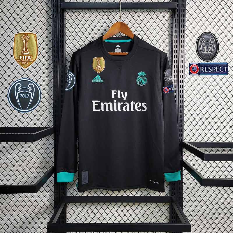 Camiseta Manga Larga Real Madrid 17-18 - Con Patch UCL