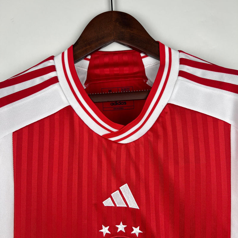 Camiseta Ajax 23/24 - Blanco e Rojo