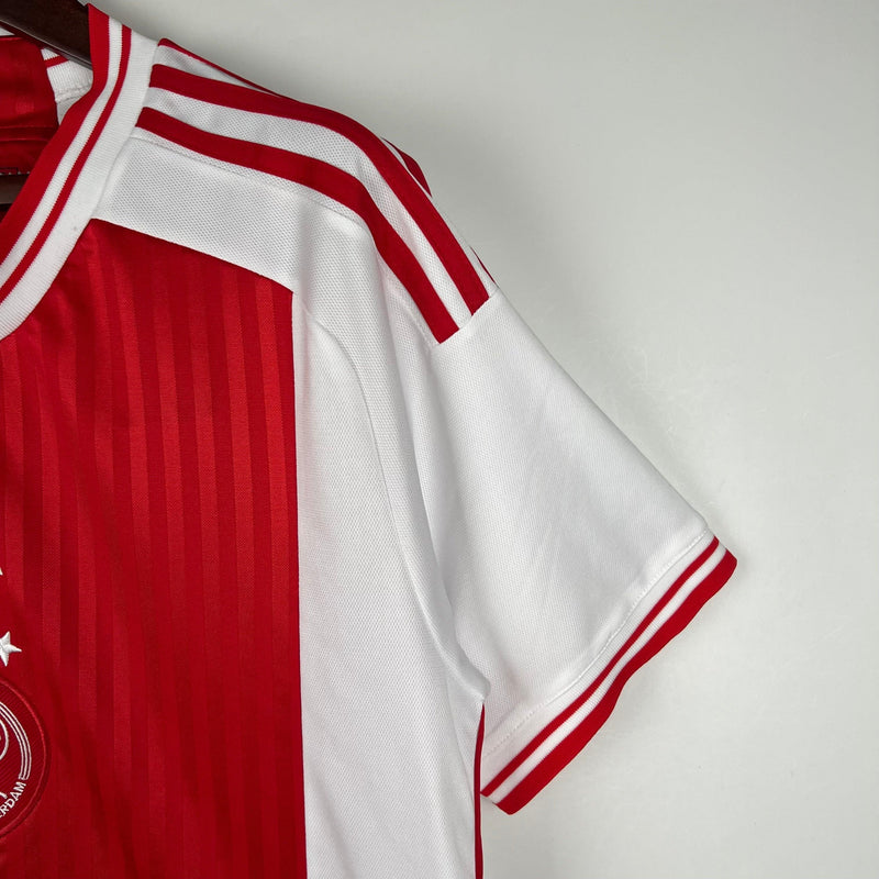 Camiseta Ajax 23/24 - Blanco e Rojo