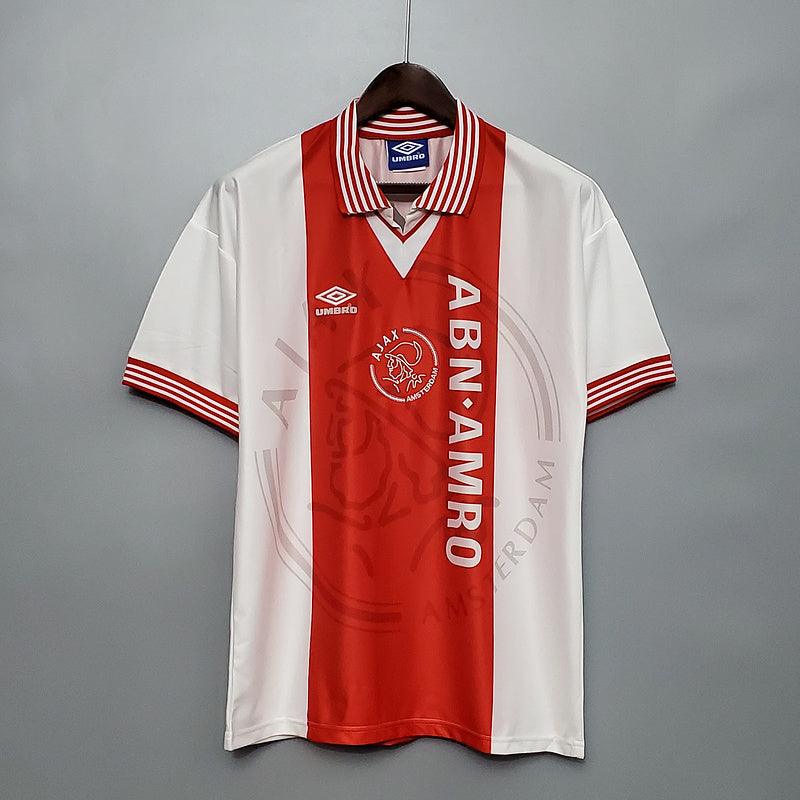 Camiseta Ajax Retro 1995/1996 - Rojo/Blanco