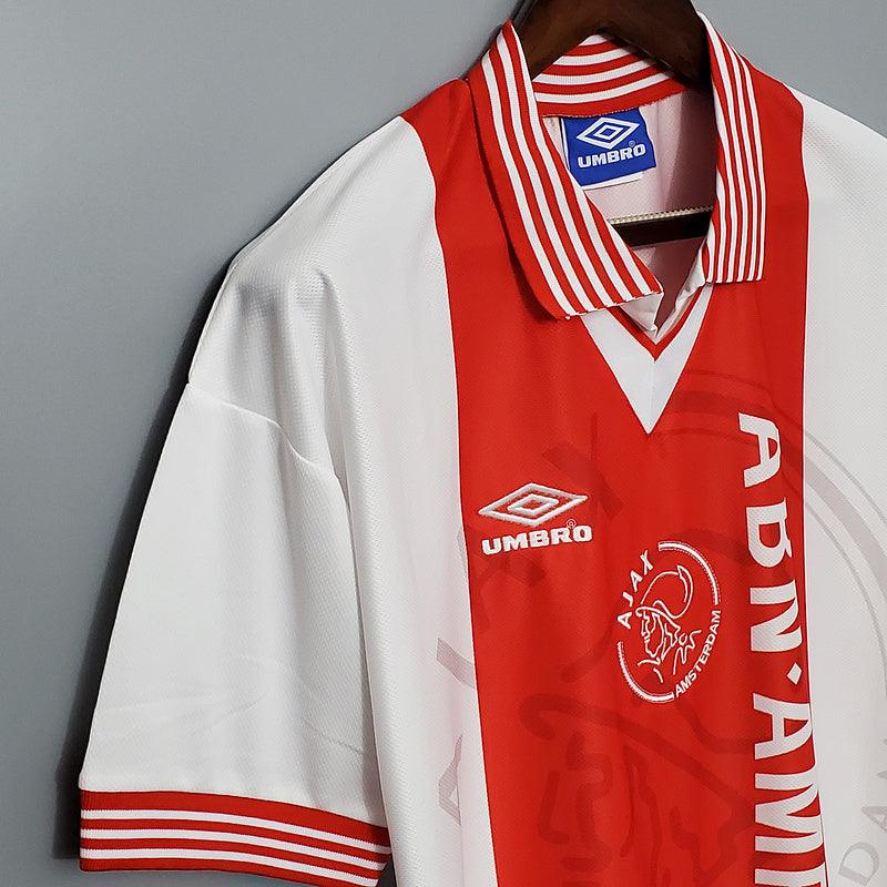 Camiseta Ajax Retro 1995/1996 - Rojo/Blanco