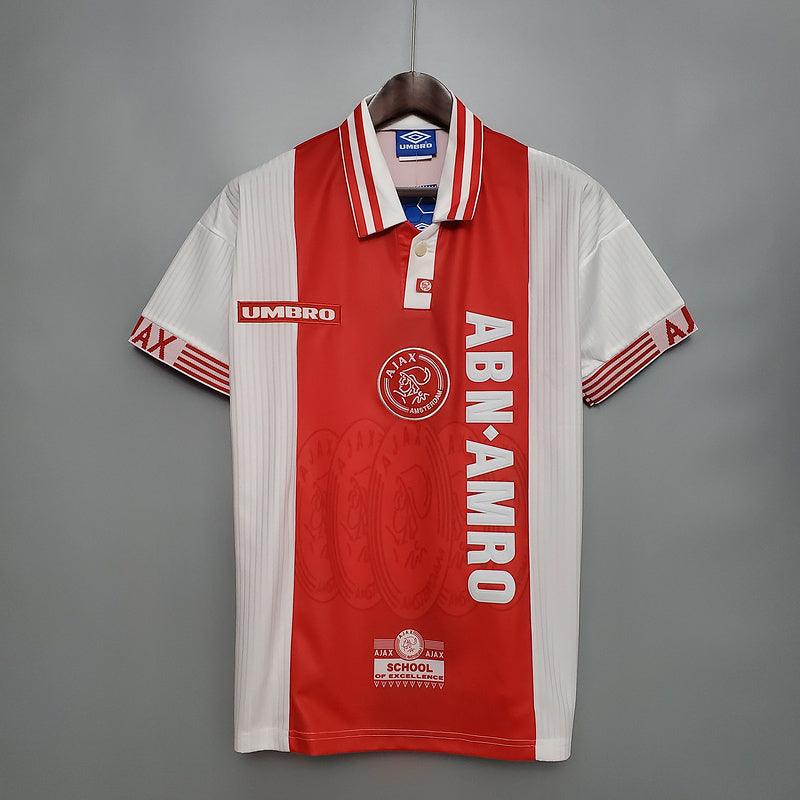 Camiseta Ajax Retro 1997/1998 - Rojo/Blanco