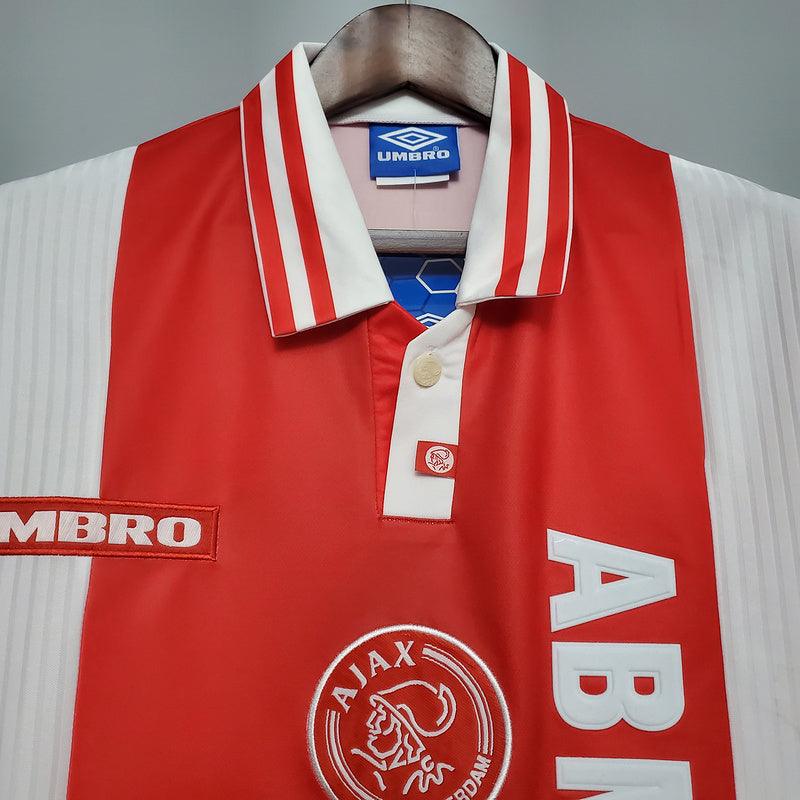 Camiseta Ajax Retro 1997/1998 - Rojo/Blanco