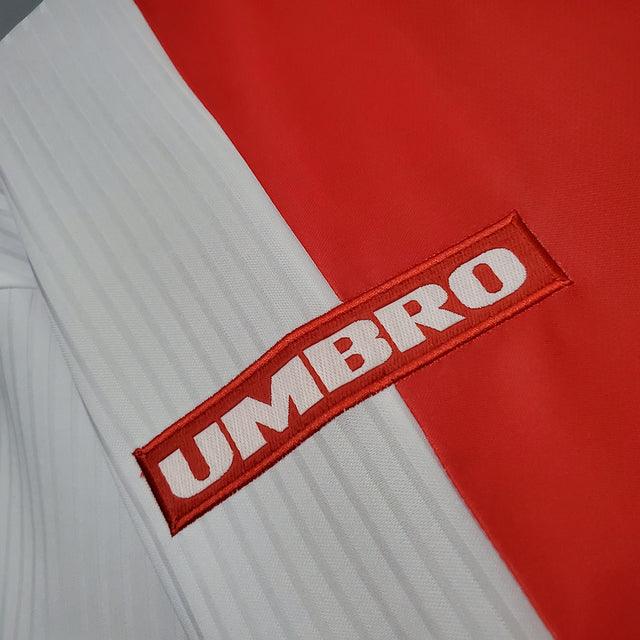 Camiseta Ajax Retro 1997/1998 - Rojo/Blanco