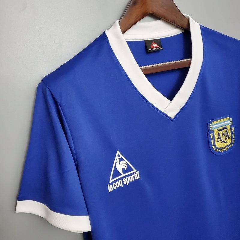 Camiseta Selección Argentina Retro 1986 - Azul