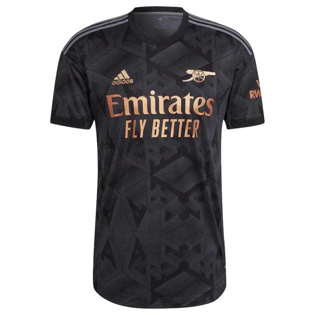 Camiseta Arsenal Segunda Equipacion 22/23 S/N - Hincha - Negro