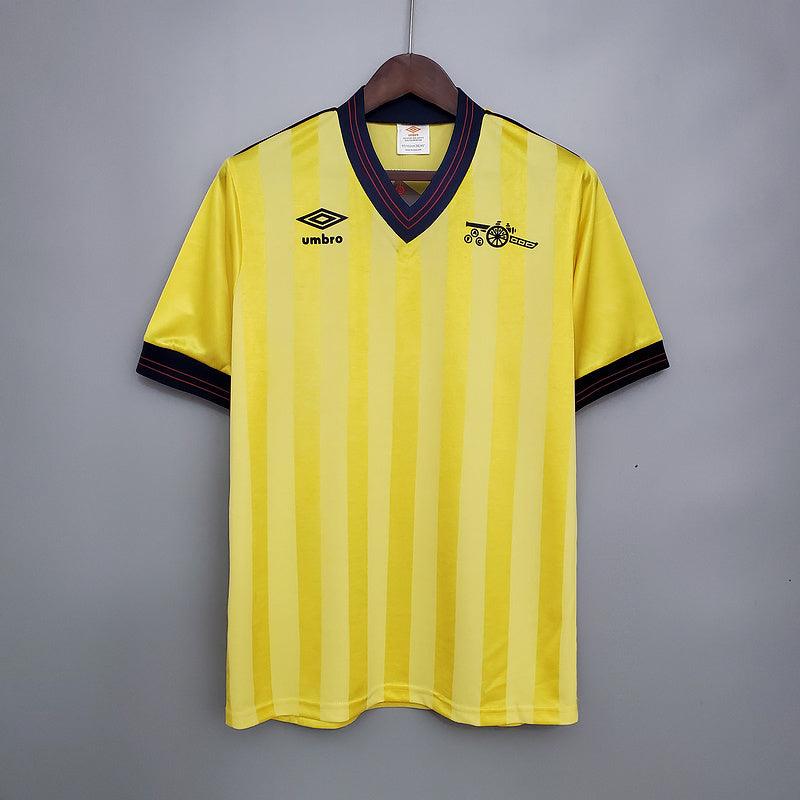 Camiseta Arsenal Retro 1983/1986 - Amarillo