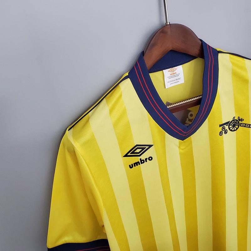 Camiseta Arsenal Retro 1983/1986 - Amarillo