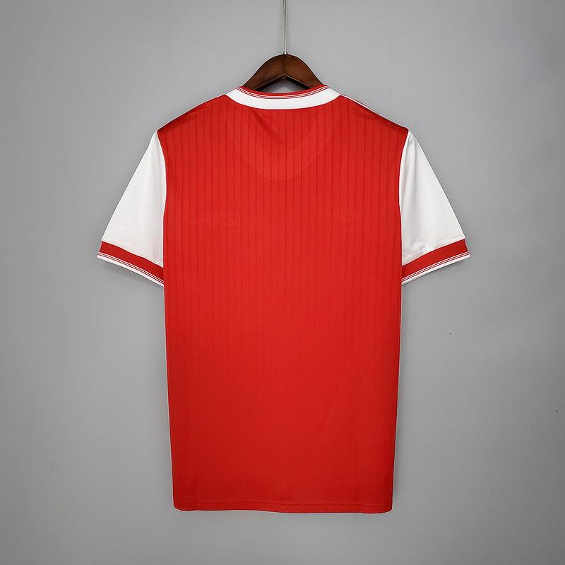 Camiseta Arsenal Retro 1983/1986 - Rojo/Blanco