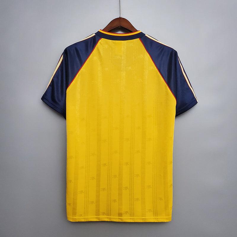 Camiseta Arsenal Retro 1988/1989 - Amarillo