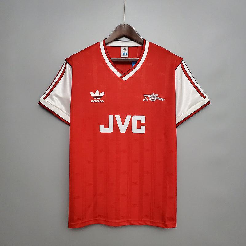 Camiseta Arsenal Retro 1988/1989 - Rojo