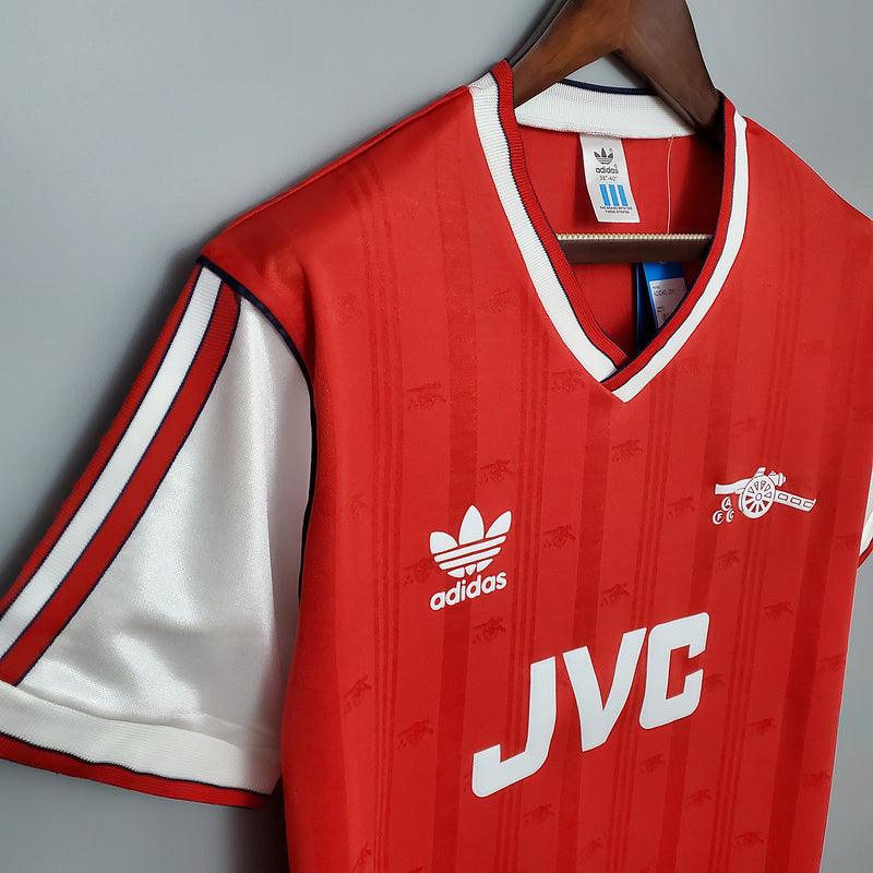 Camiseta Arsenal Retro 1988/1989 - Rojo