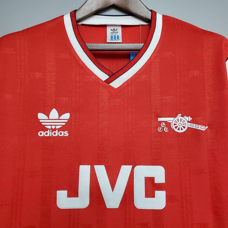 Camiseta Arsenal Retro 1988/1989 - Rojo