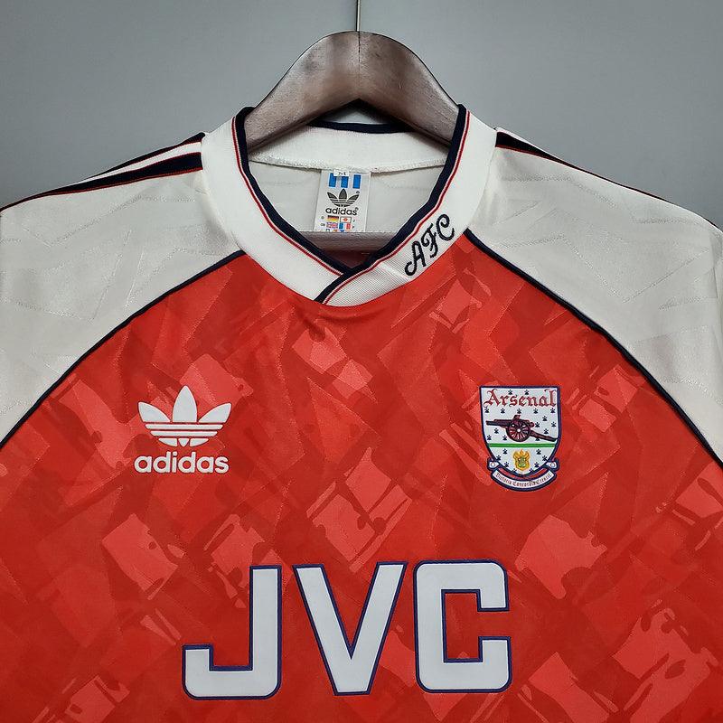 Camiseta Arsenal Retro 1990/1992 - Rojo