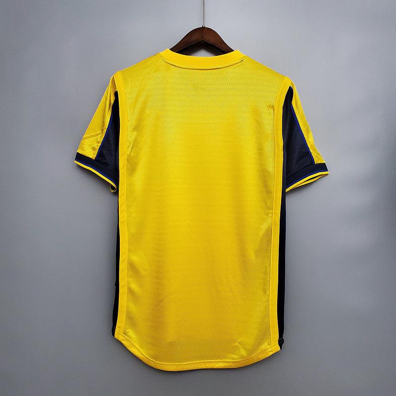 Camiseta Arsenal Retro 1999/2000 - Amarillo