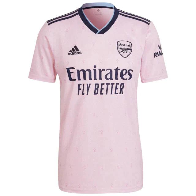 Camiseta Arsenal Tercera Equipacion 22/23 S/N - Hincha - Rosa