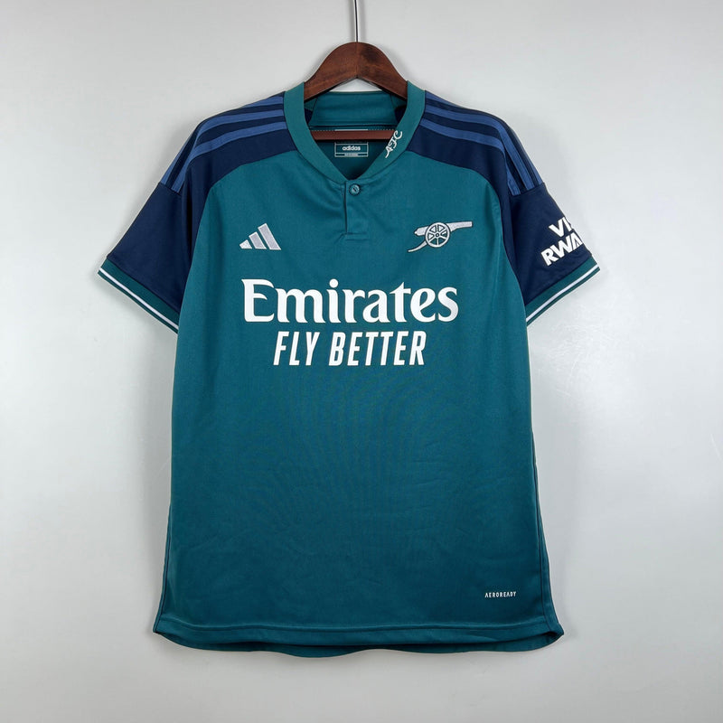 Camiseta Arsenal Tercera Equipacion 23/24 S/N - Hincha Masculino - Verde