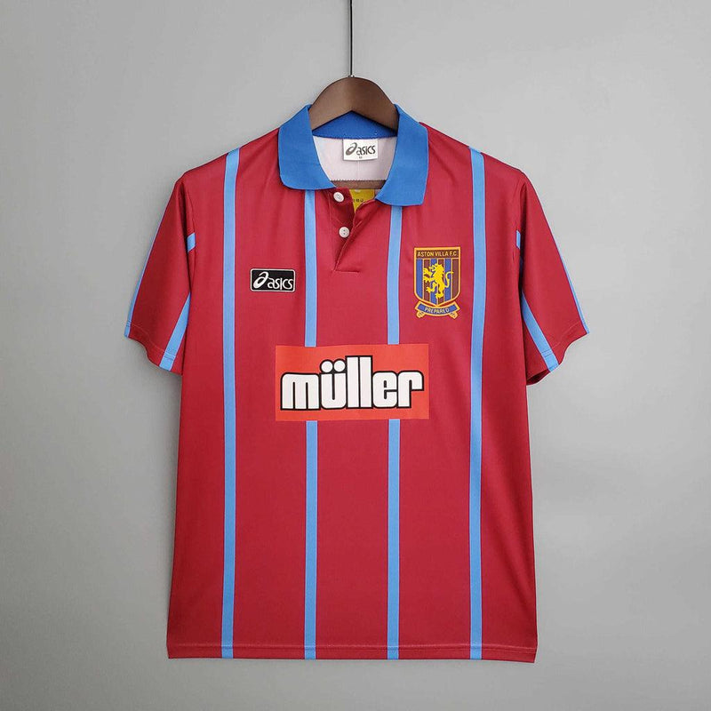 Camiseta Aston Villa FC Retro 1993/1995 - Rojo