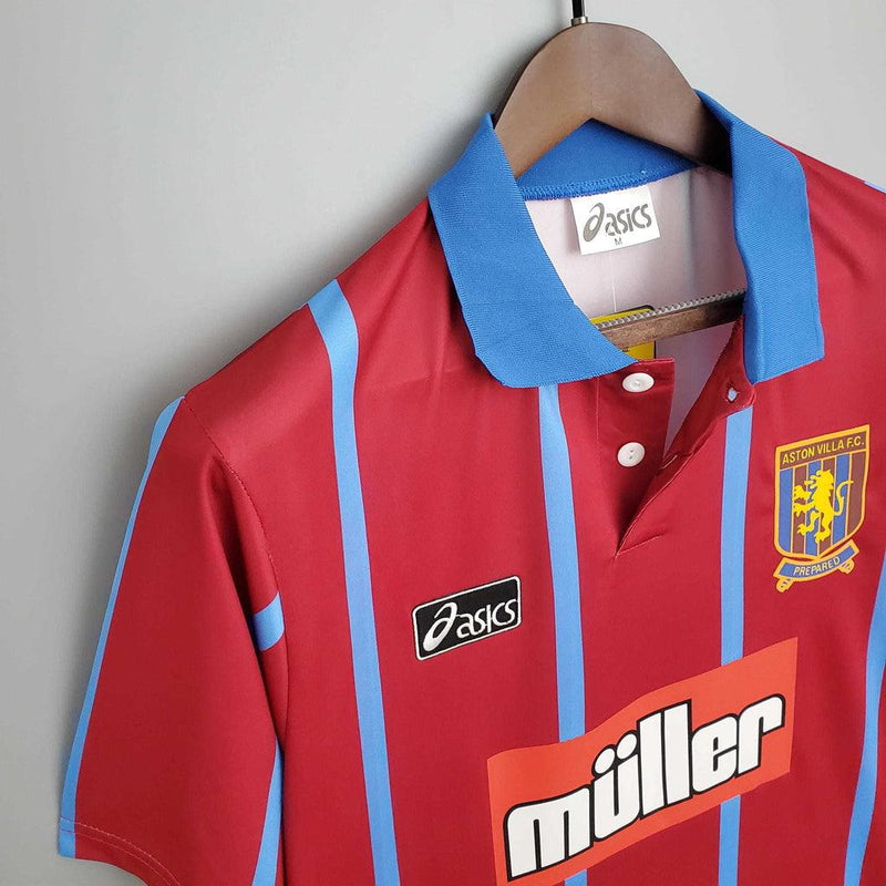 Camiseta Aston Villa FC Retro 1993/1995 - Rojo