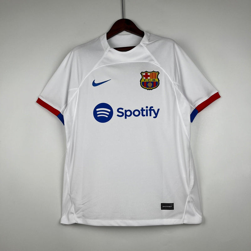 Camiseta Barcelona Segunda Equipacion 23/24 S/N- Hincha - Blanco