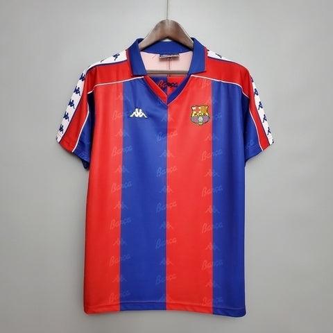 Camiseta Barcelona Retro 1992/1995 - Rojo/Azul