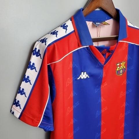 Camiseta Barcelona Retro 1992/1995 - Rojo/Azul