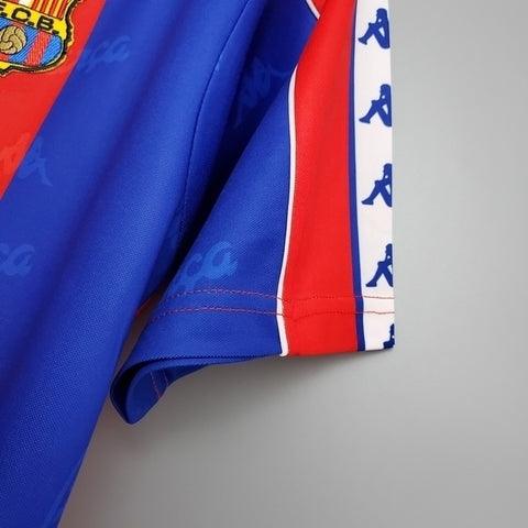 Camiseta Barcelona Retro 1992/1995 - Rojo/Azul