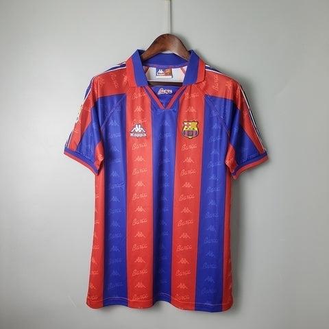 Camiseta Barcelona Retro 1996/1997 - Rojo/Azul