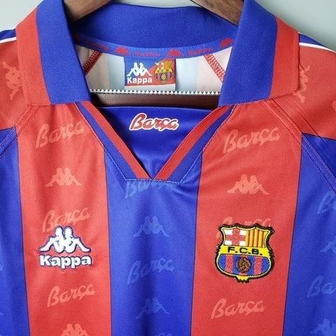 Camiseta Barcelona Retro 1996/1997 - Rojo/Azul