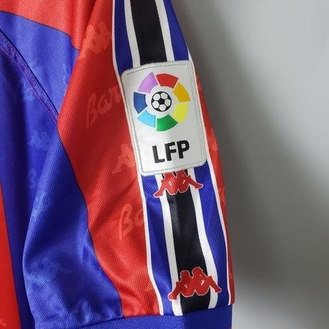 Camiseta Barcelona Retro 1996/1997 - Rojo/Azul