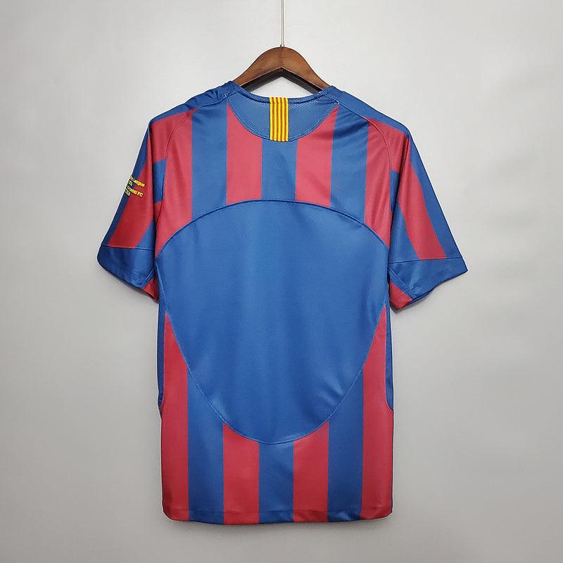 Camiseta Barcelona Retro 2006 - Rojo/Azul