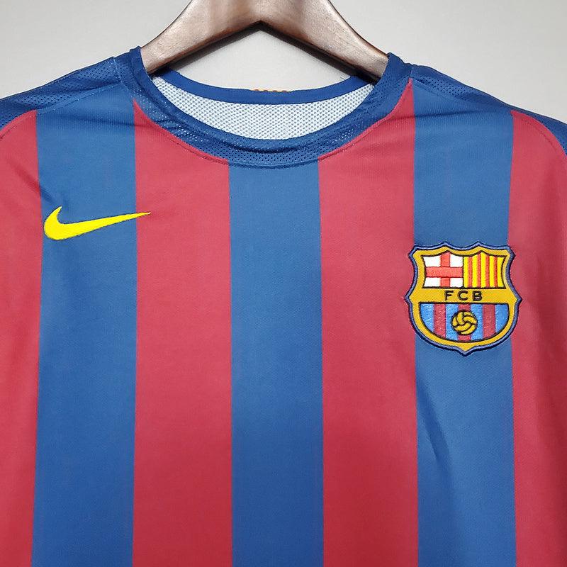 Camiseta Barcelona Retro 2006 - Rojo/Azul